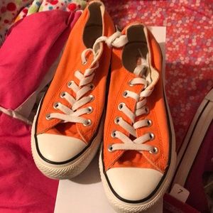 Orange Converse